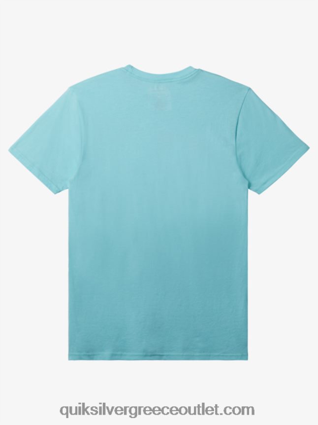 μπλουζάκι κλειδώματος πυρήνα Quiksilver άνδρες 66LP84161 άγγελος μπλε ρείκι