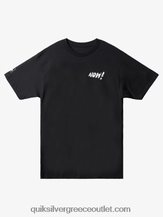 νάτας τώρα μπλουζάκι Quiksilver άνδρες 66LP841655 μαύρος