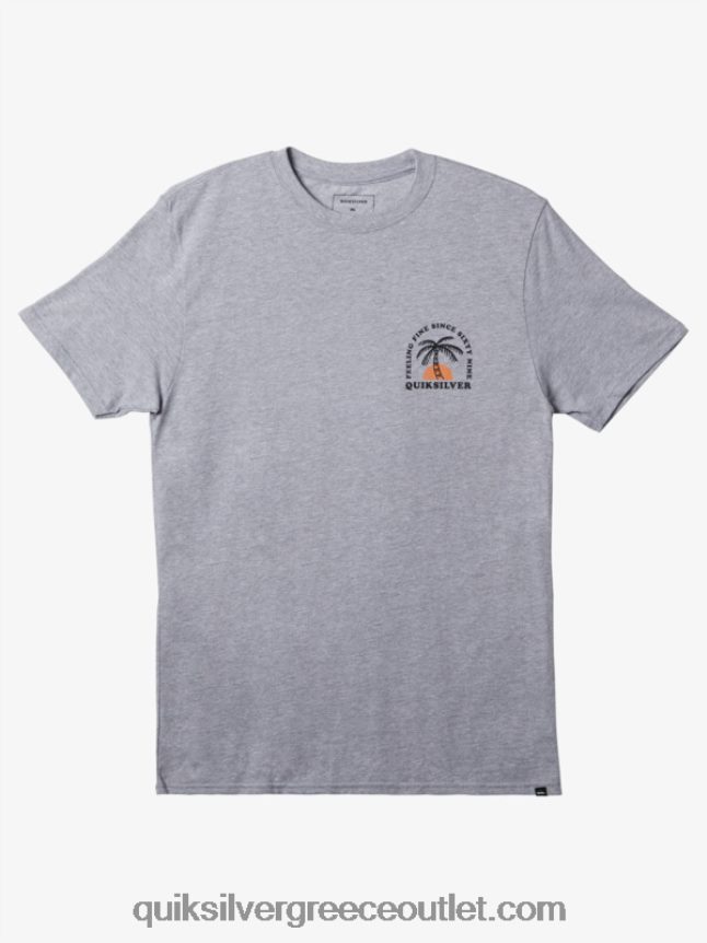 το κυματιστό μπλουζάκι Quiksilver άνδρες 66LP84185 αθλητικό ρείκι