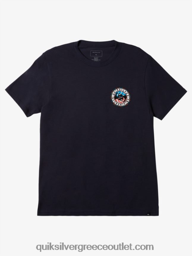 καλοκαιρινή διασκεδαστική μπλούζα Quiksilver άνδρες 66LP84468 ναυτικό μπλέιζερ