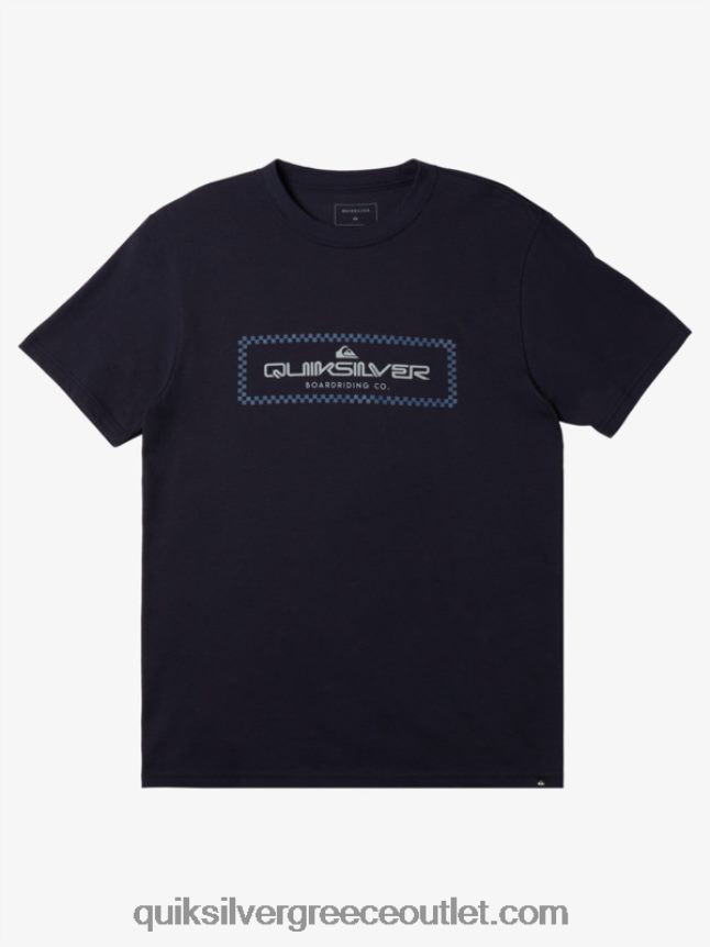 μπλουζάκι με επιταγή βροχής Quiksilver άνδρες 66LP84508 ναυτικό μπλέιζερ
