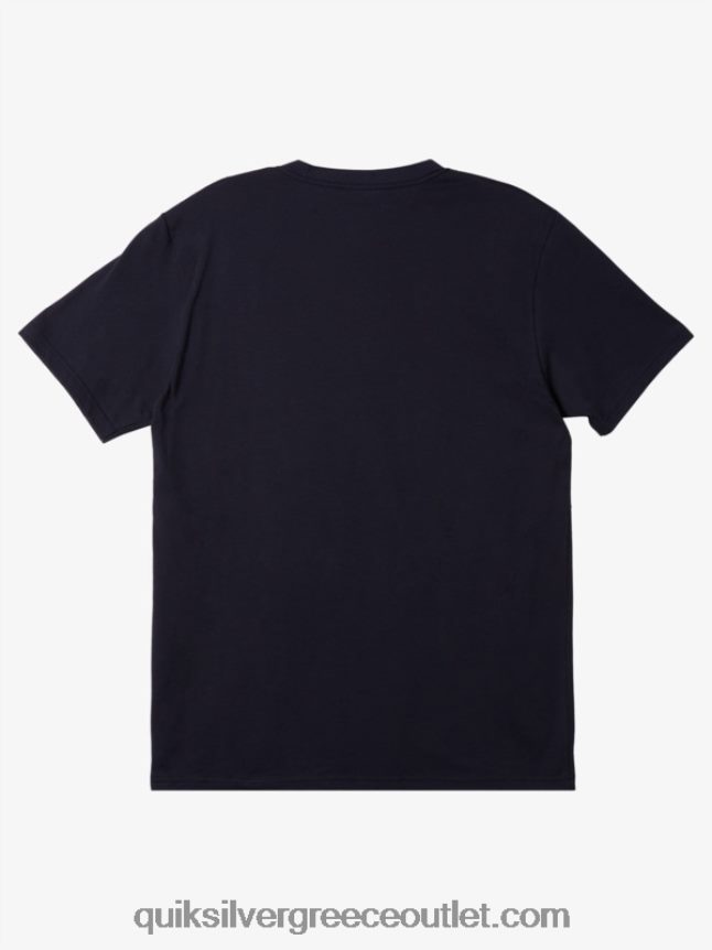 μπλουζάκι με επιταγή βροχής Quiksilver άνδρες 66LP84508 ναυτικό μπλέιζερ