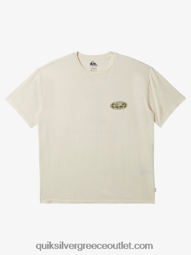 μπλουζάκι με καθαρό μυαλό Quiksilver άνδρες 66LP84741 σημύδα