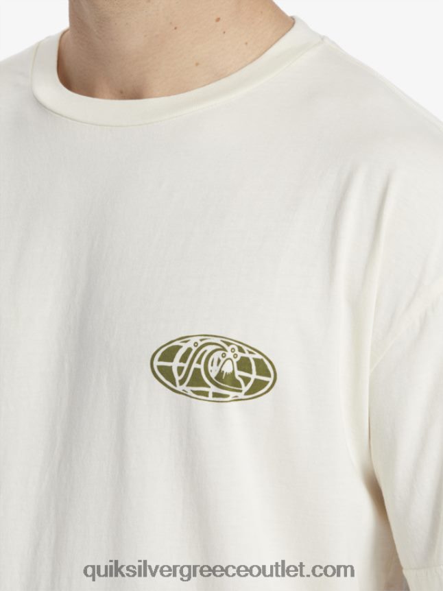 μπλουζάκι με καθαρό μυαλό Quiksilver άνδρες 66LP84741 σημύδα