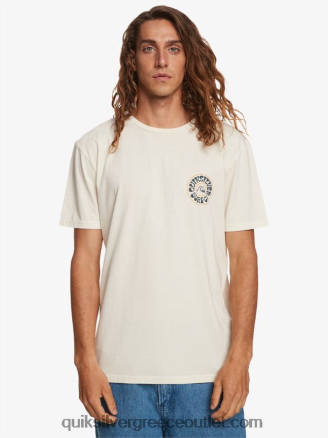 μπλουζάκι ξένων ημερών Quiksilver άνδρες 66LP84752 σημύδα