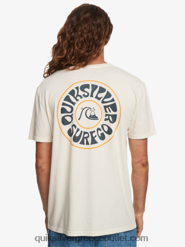 μπλουζάκι ξένων ημερών Quiksilver άνδρες 66LP84752 σημύδα