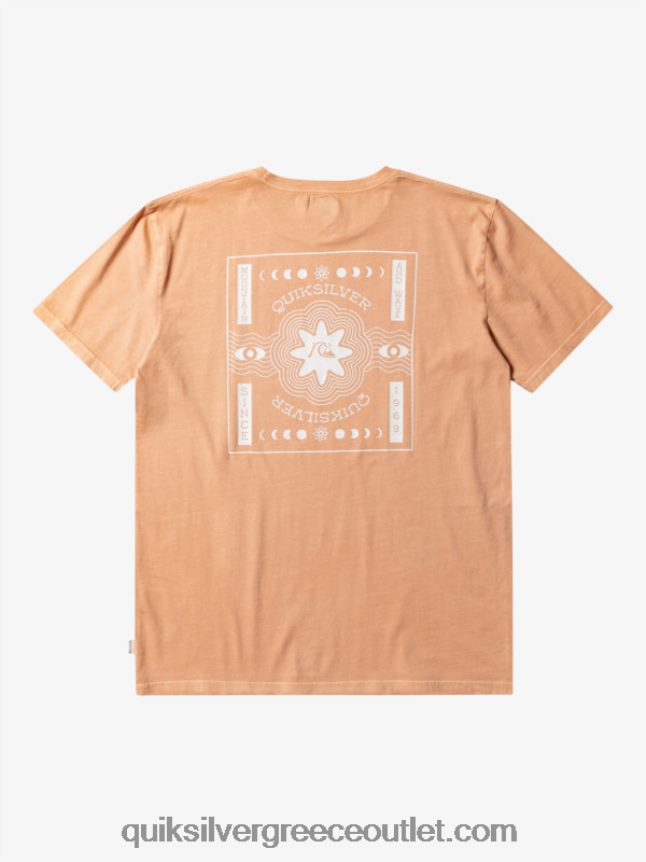 ψυχή μπλούζα Quiksilver άνδρες 66LP84754 μαύρισμα χαλκού