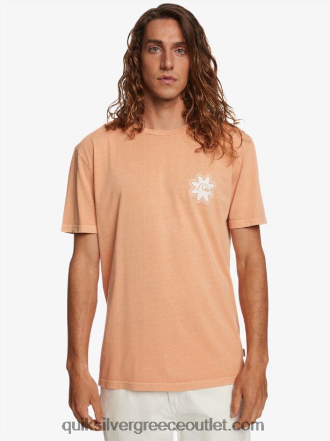 ψυχή μπλούζα Quiksilver άνδρες 66LP84754 μαύρισμα χαλκού
