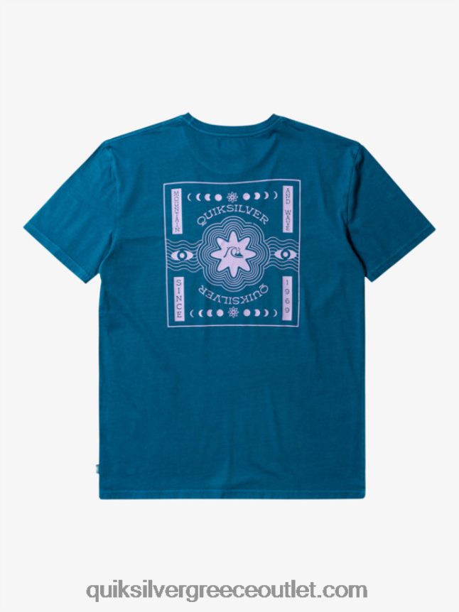 ψυχή μπλούζα Quiksilver άνδρες 66LP84755 μαροκινό μπλε
