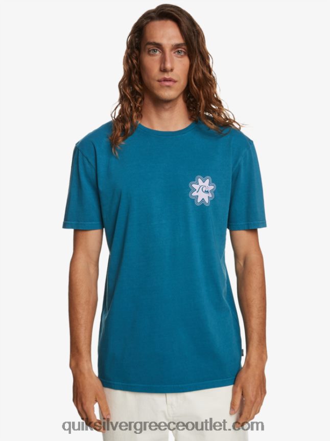 ψυχή μπλούζα Quiksilver άνδρες 66LP84755 μαροκινό μπλε