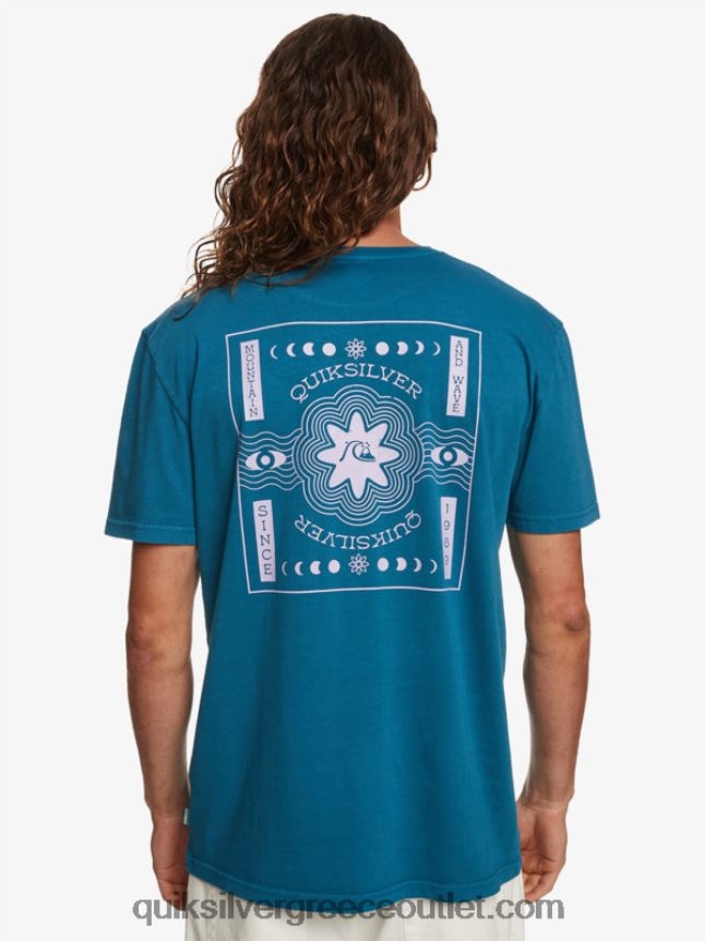 ψυχή μπλούζα Quiksilver άνδρες 66LP84755 μαροκινό μπλε