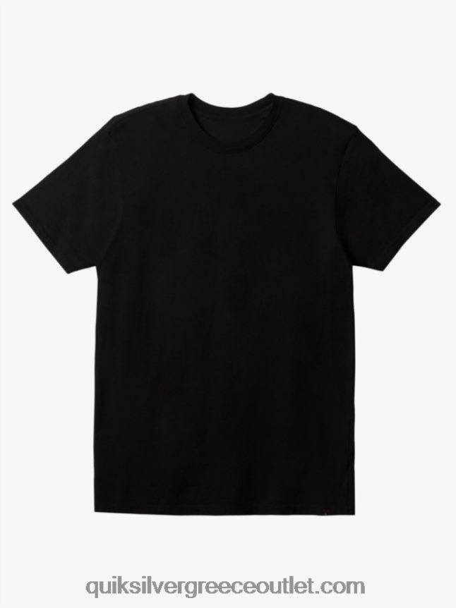 καθημερινό μπλουζάκι Quiksilver άνδρες 66LP84902 μαύρος
