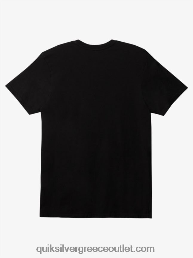 καθημερινό μπλουζάκι Quiksilver άνδρες 66LP84902 μαύρος