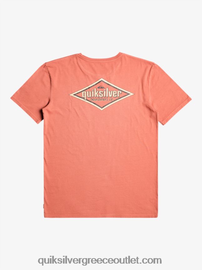 μπλουζάκι με λέξεις Quiksilver άνδρες 66LP84935 Μαρσάλα