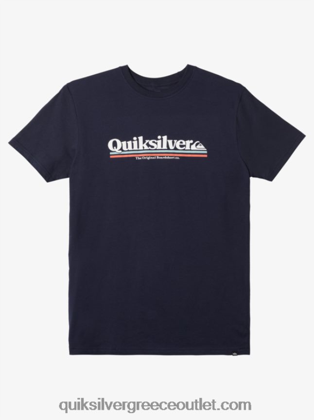 μπλουζάκι ανάμεσα στις γραμμές Quiksilver άνδρες 66LP84981 ναυτικό μπλέιζερ