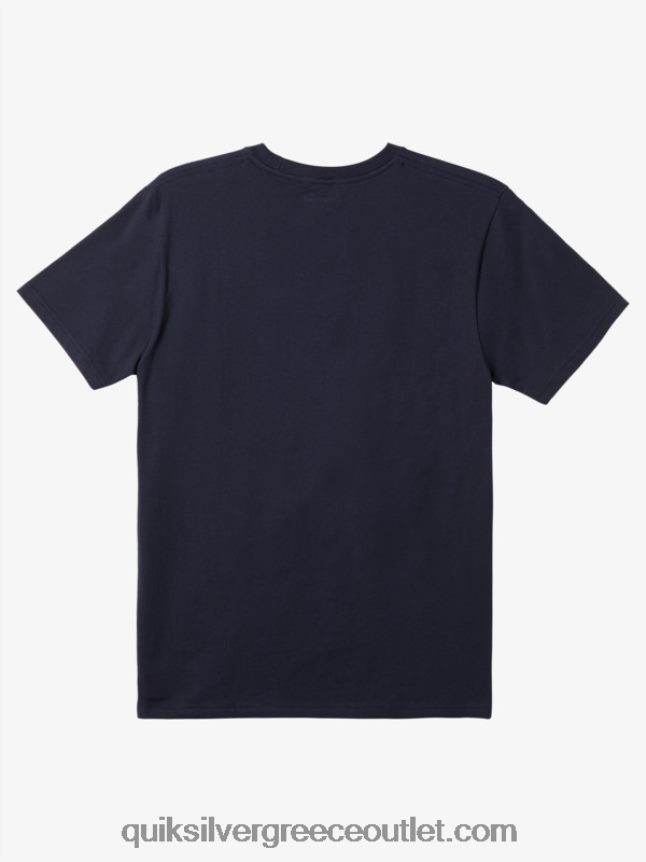 μπλουζάκι ανάμεσα στις γραμμές Quiksilver άνδρες 66LP84981 ναυτικό μπλέιζερ