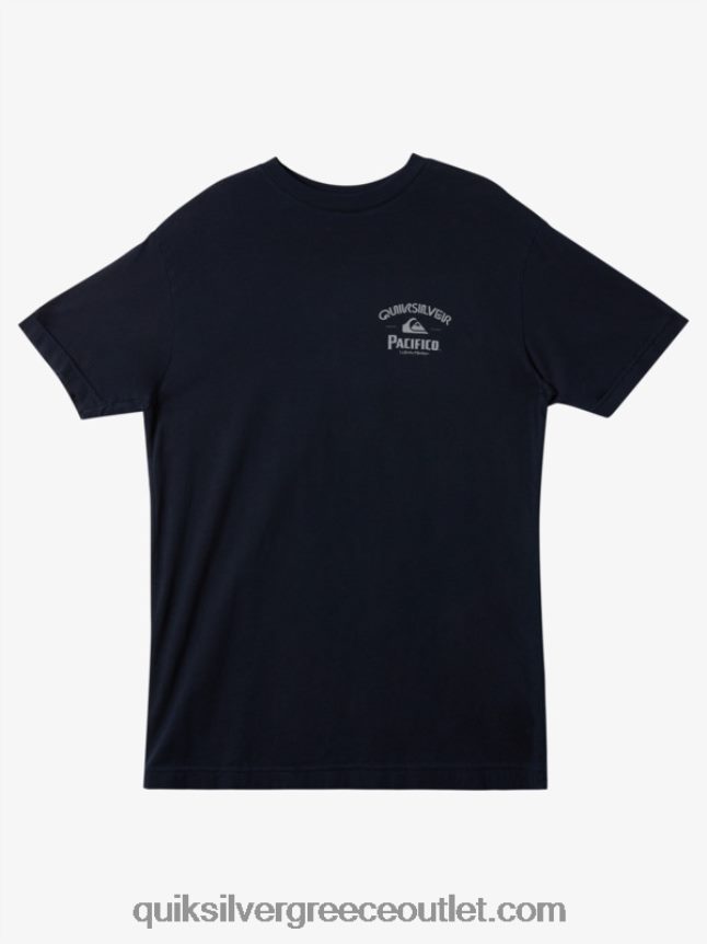 μπλουζάκι κλειδώματος Quiksilver x Pacifico άνδρες 66LP841 ναυτικό μπλέιζερ