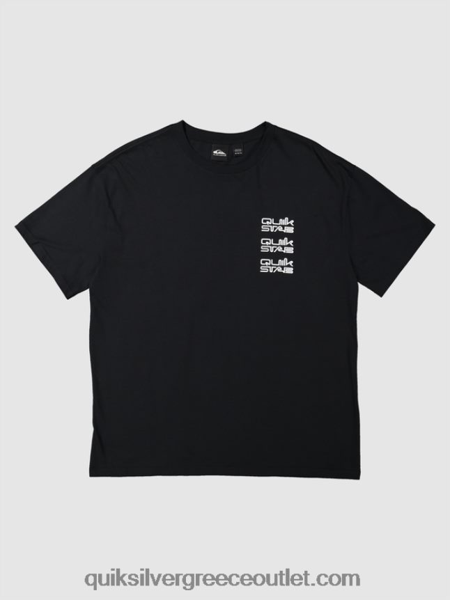 Κοντομάνικη μπλούζα Quiksilver x Stab άνδρες 66LP841667 μαύρος