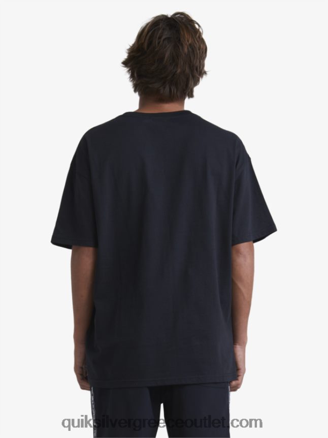 Κοντομάνικη μπλούζα Quiksilver x Stab άνδρες 66LP841667 μαύρος