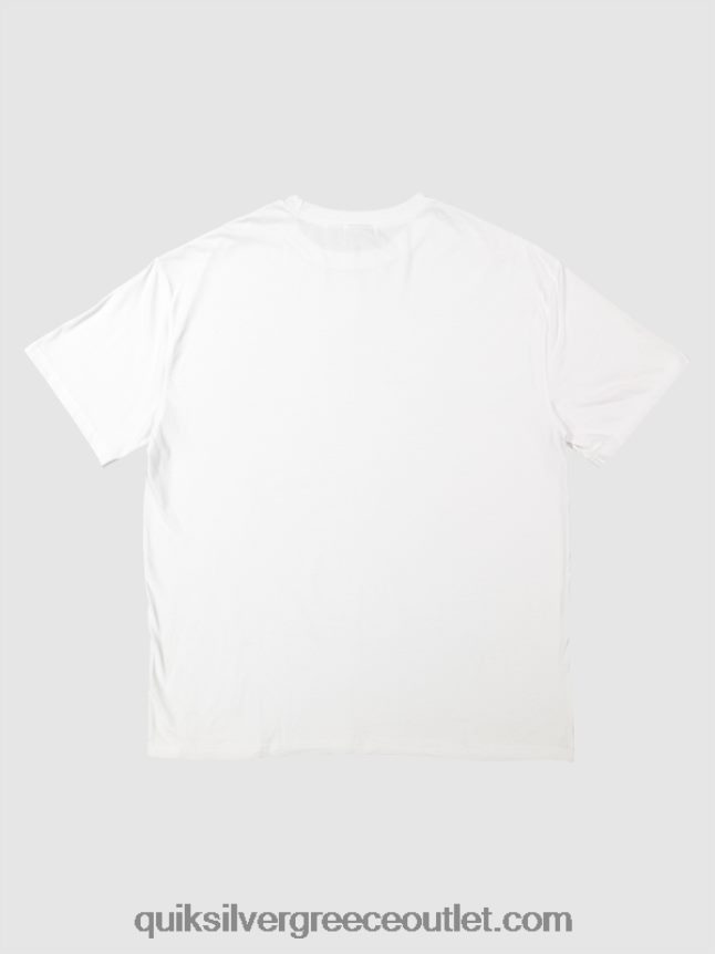 Κοντομάνικη μπλούζα Quiksilver x Stab άνδρες 66LP841668 άσπρο