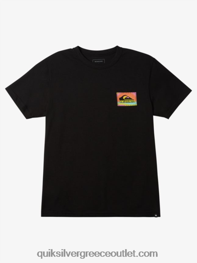 T-shirt σε χρώμα Quiksilver άνδρες 66LP841204 μαύρος