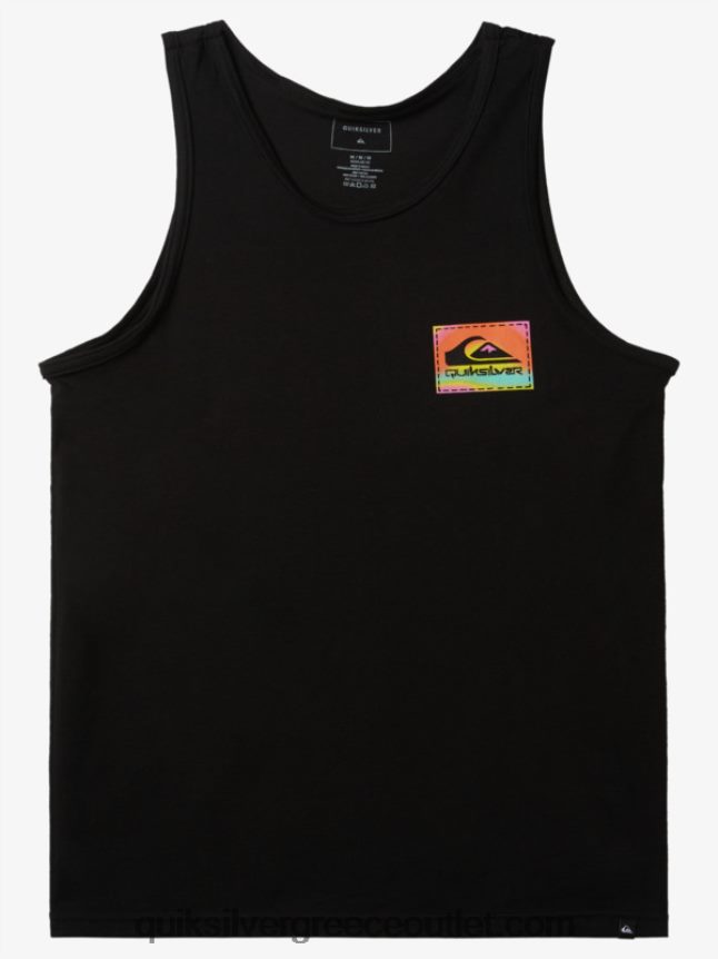 T-shirt σε χρώμα Quiksilver άνδρες 66LP841333 μαύρος