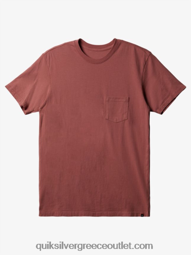 T-shirt για καθημερινή τσέπη Quiksilver άνδρες 66LP84892 Μαρσάλα