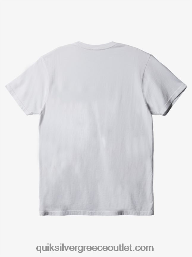 T-shirt για καθημερινή τσέπη Quiksilver άνδρες 66LP84893 άσπρο