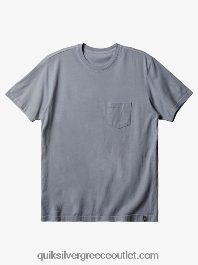 T-shirt για καθημερινή τσέπη Quiksilver άνδρες 66LP84894 χιονόνερο