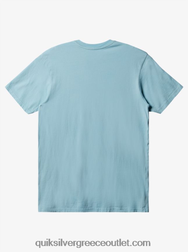 T-shirt για καθημερινή τσέπη Quiksilver άνδρες 66LP84897 γυαλί παραλίας