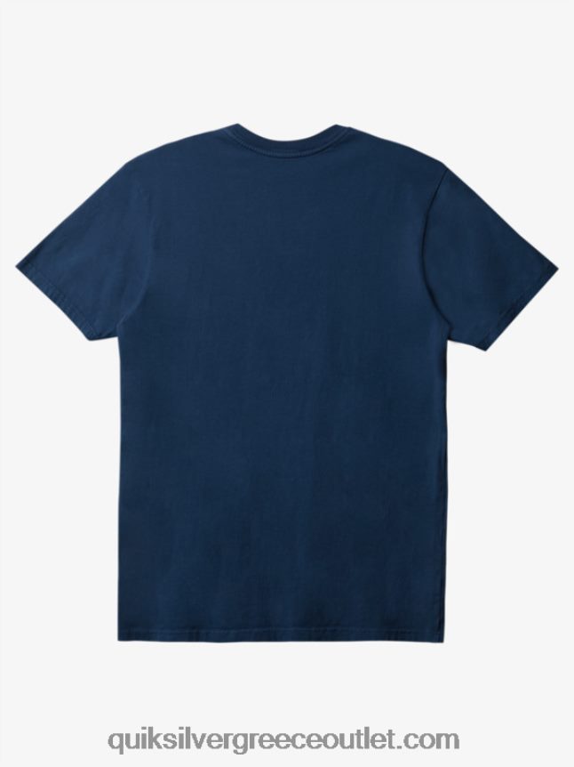 T-shirt για καθημερινή τσέπη Quiksilver άνδρες 66LP84898 μεσάνυχτα ναυτικό
