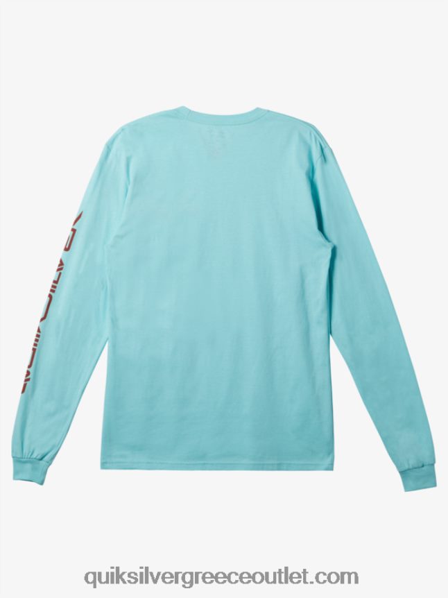 T-shirt omni logo Quiksilver άνδρες 66LP84297 μπλε άγγελος