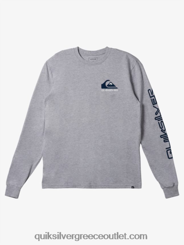 T-shirt omni logo Quiksilver άνδρες 66LP84298 αθλητικό ρείκι