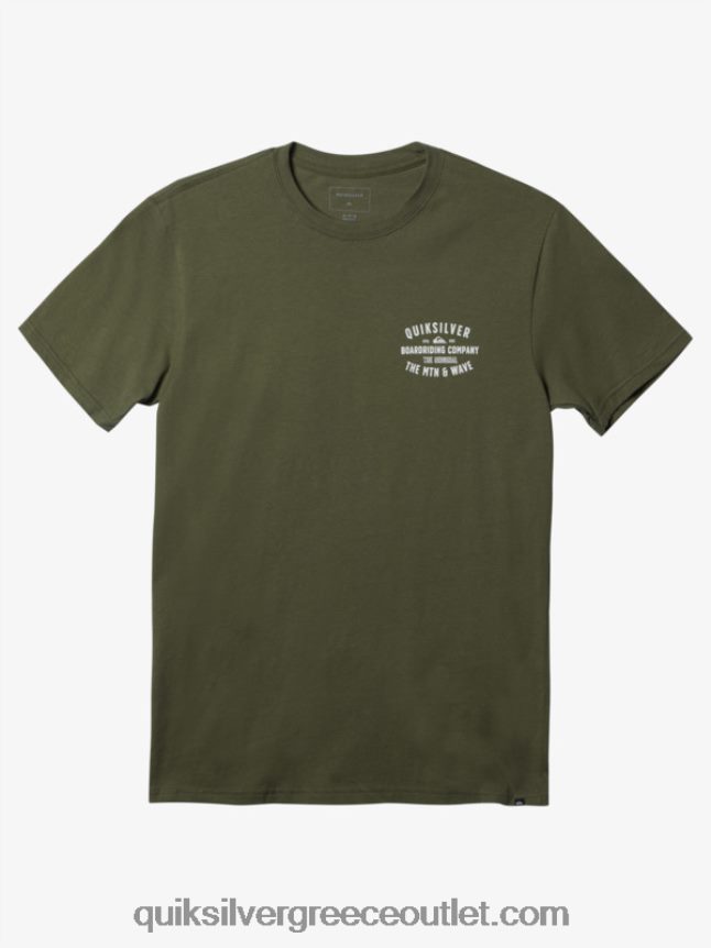 T-shirt qs surf lockup Quiksilver άνδρες 66LP84959 τετράφυλλο τριφύλλι