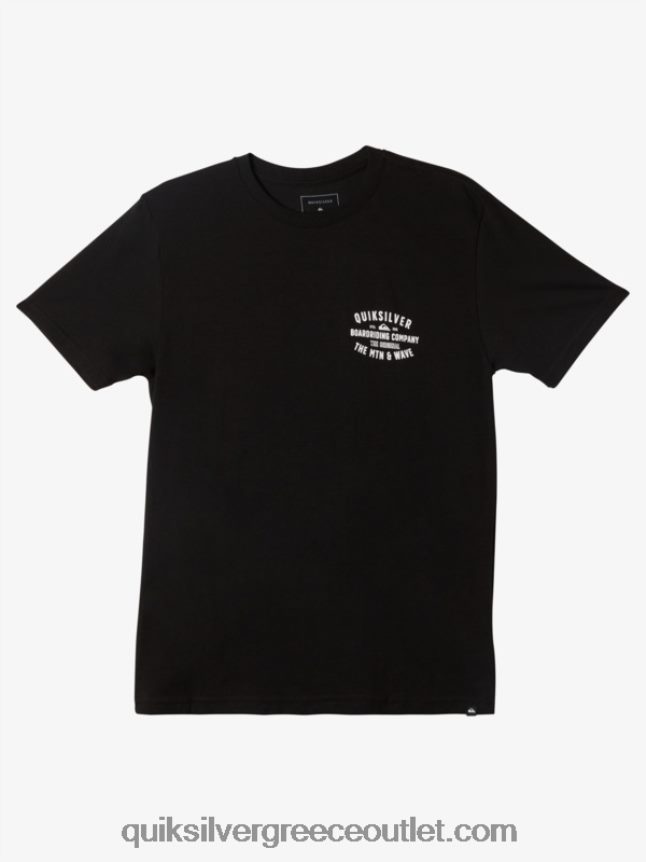 T-shirt qs surf lockup Quiksilver άνδρες 66LP84960 μαύρος