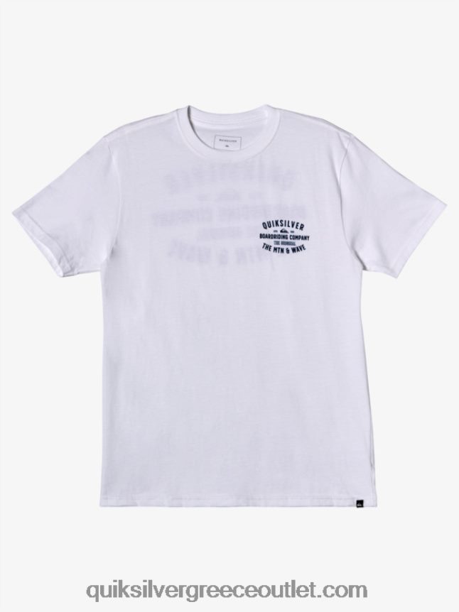 T-shirt qs surf lockup Quiksilver άνδρες 66LP84962 άσπρο