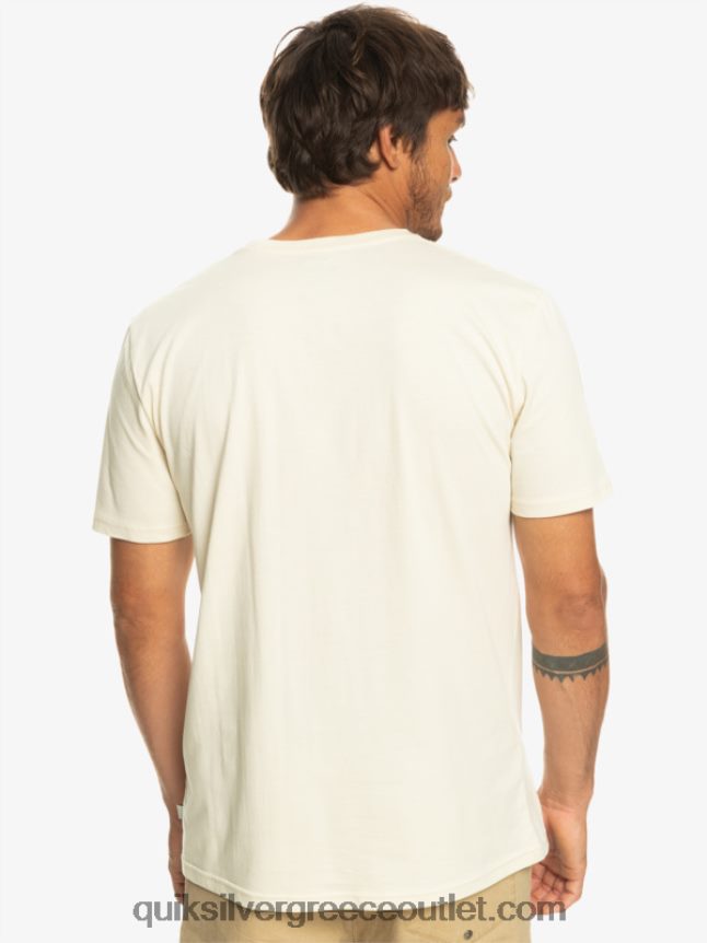 T-shirt με ρίγες surfadelica Quiksilver άνδρες 66LP841065 σημύδα