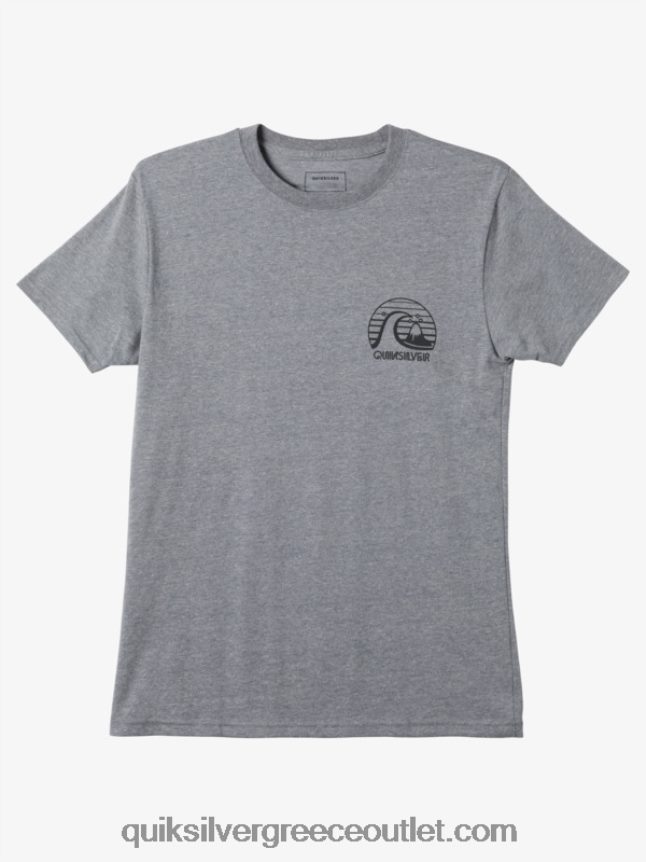 μπλουζάκι bold move mod Quiksilver άνδρες 66LP841138 μέτρια γκρίζα ρείκι
