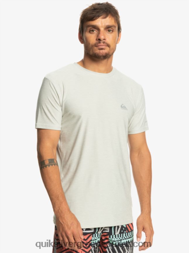 μπλουζάκι coast runner Quiksilver άνδρες 66LP841329 γκρι βιολετί ρείκι