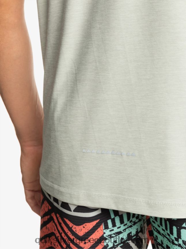 μπλουζάκι coast runner Quiksilver άνδρες 66LP841329 γκρι βιολετί ρείκι