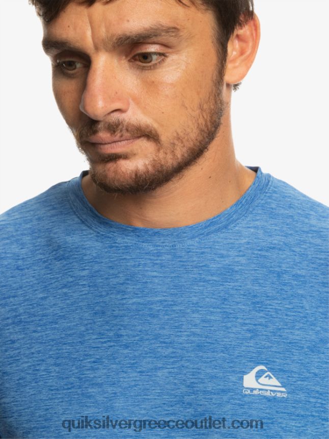 μπλουζάκι coast runner Quiksilver άνδρες 66LP841331 αναπνευστήρας μπλε