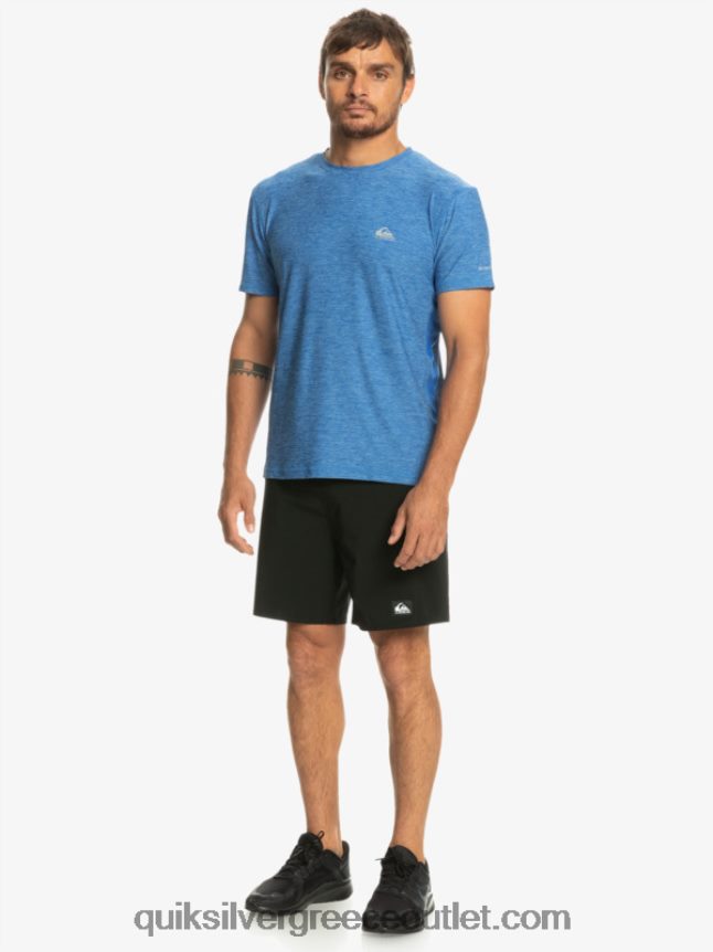 μπλουζάκι coast runner Quiksilver άνδρες 66LP841331 αναπνευστήρας μπλε
