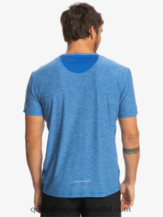 μπλουζάκι coast runner Quiksilver άνδρες 66LP841331 αναπνευστήρας μπλε