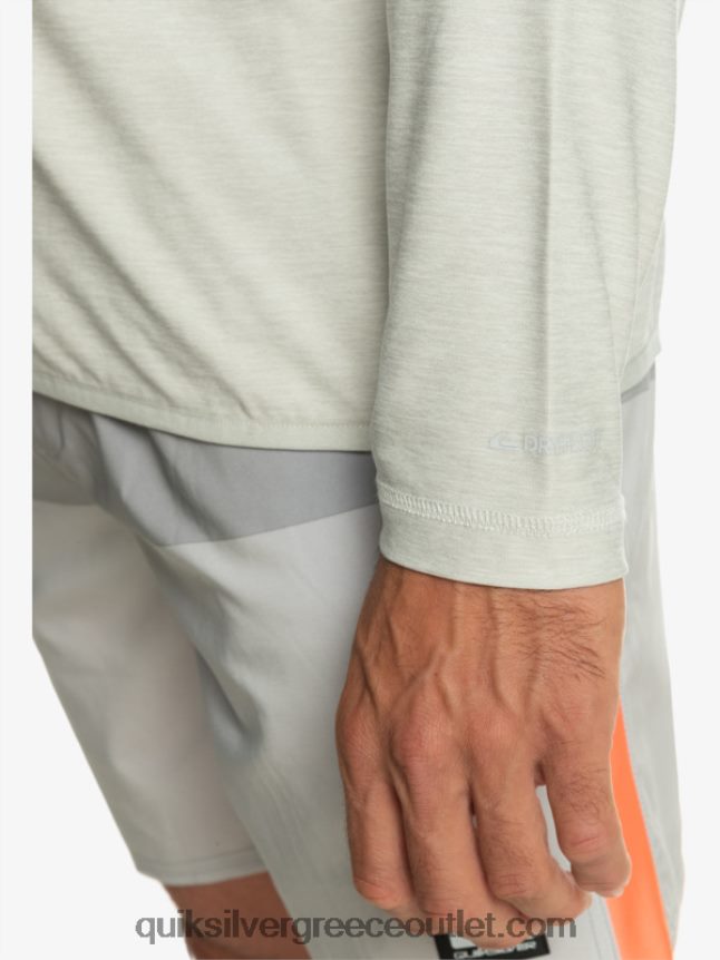 μακρυμάνικο μπλουζάκι coast runner Quiksilver άνδρες 66LP841347 γκρι βιολετί ρείκι