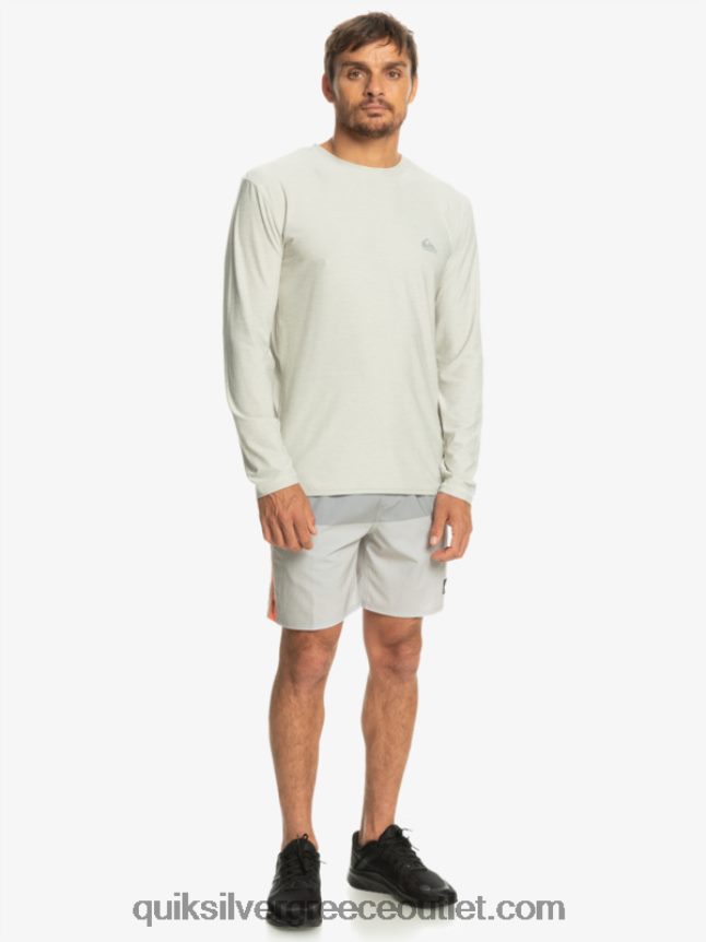 μακρυμάνικο μπλουζάκι coast runner Quiksilver άνδρες 66LP841347 γκρι βιολετί ρείκι