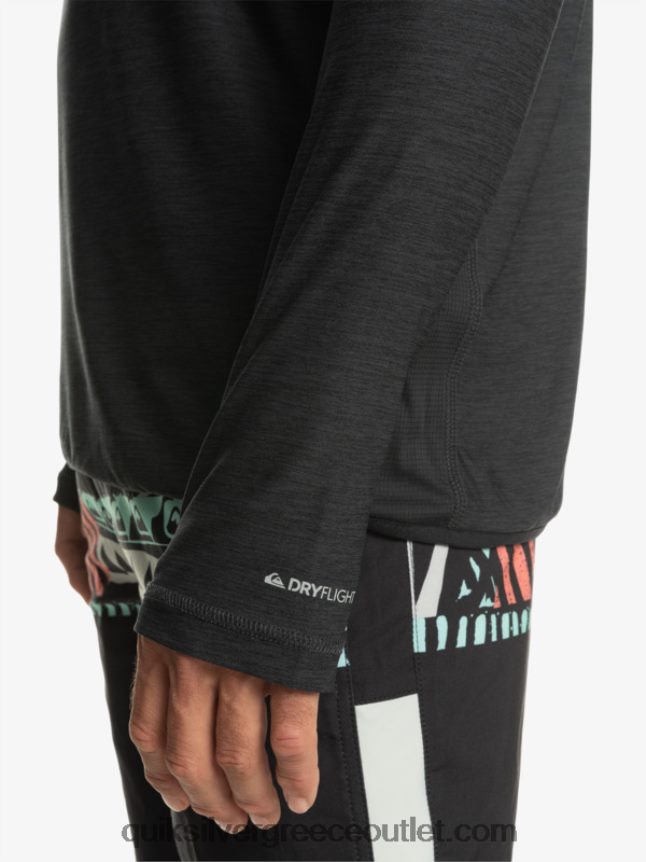 μακρυμάνικο μπλουζάκι coast runner Quiksilver άνδρες 66LP841348 φάντασμα ρείκι