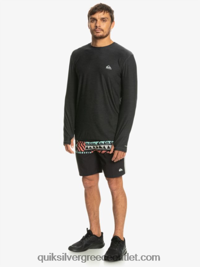 μακρυμάνικο μπλουζάκι coast runner Quiksilver άνδρες 66LP841348 φάντασμα ρείκι