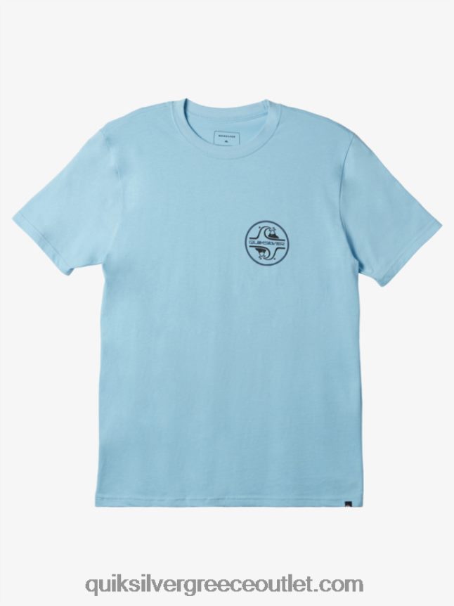 core μπλουζάκι με φυσαλίδες Quiksilver άνδρες 66LP841026 μπλε του ουρανού