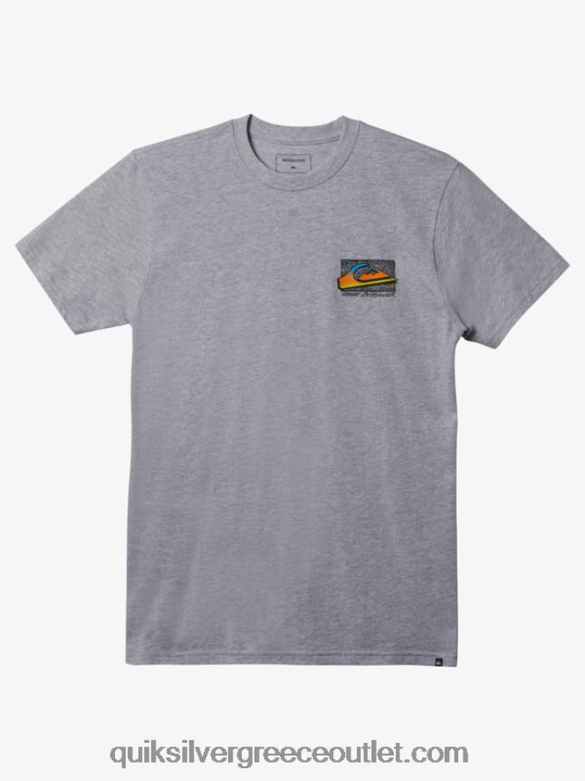 ρετρό fade t-shirt Quiksilver άνδρες 66LP841111 αθλητικό ρείκι