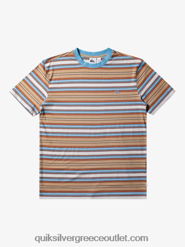 μπλουζάκι με ρίγες geller Quiksilver άνδρες 66LP84631 λωρίδα geller taos